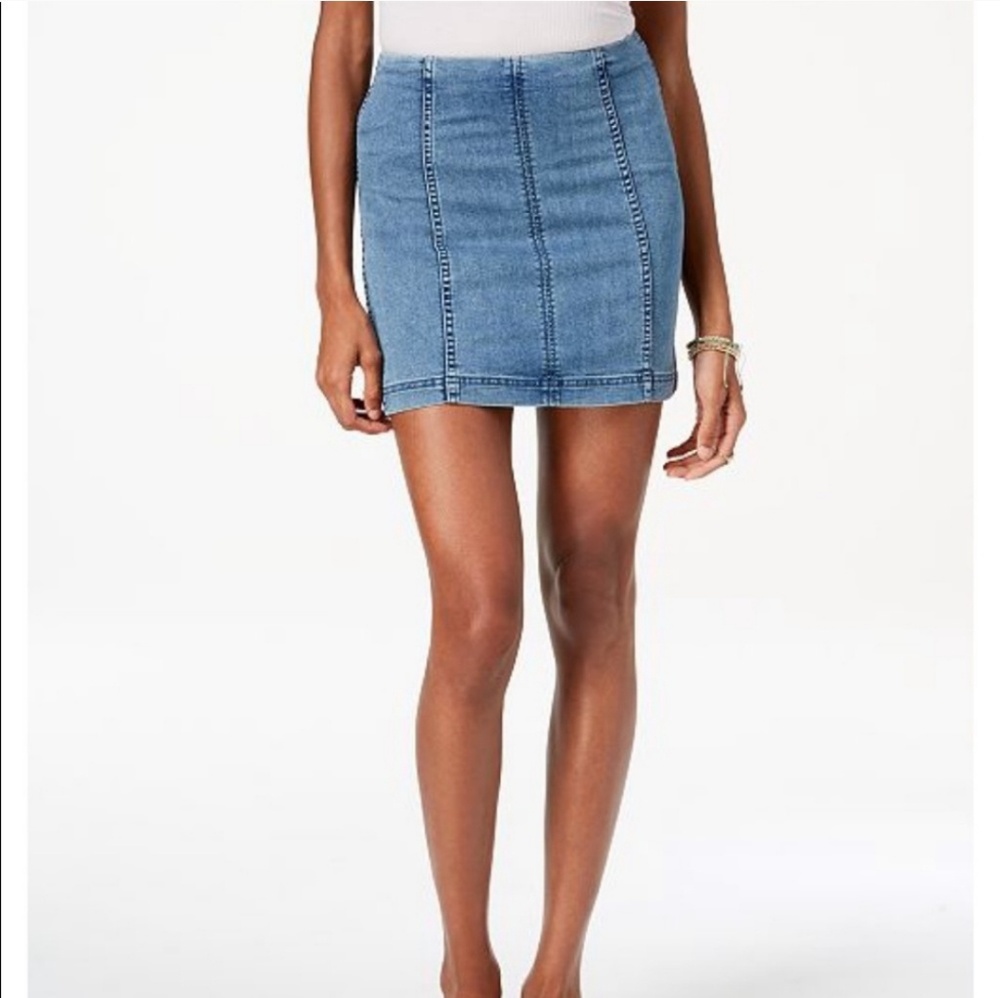 RED DRESS BOUTIQUE x Wild Honey Denim Mini Skirt New - Picture 6 of 12